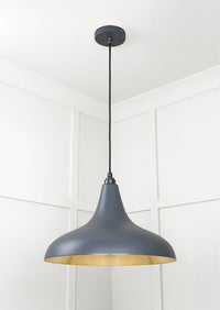 Smooth Brass Frankley Pendant