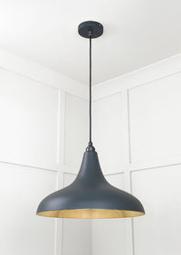 Smooth Brass Frankley Pendant