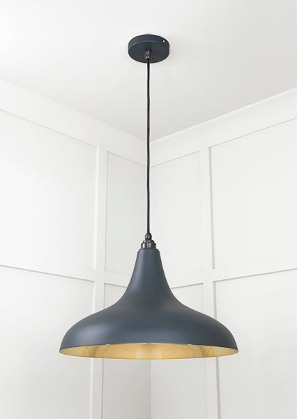 Smooth Brass Frankley Pendant