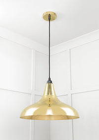 Smooth Brass Frankley Pendant