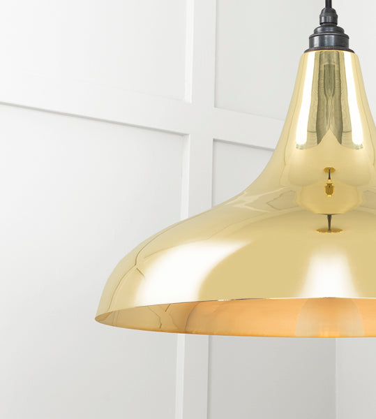 Smooth Brass Frankley Pendant