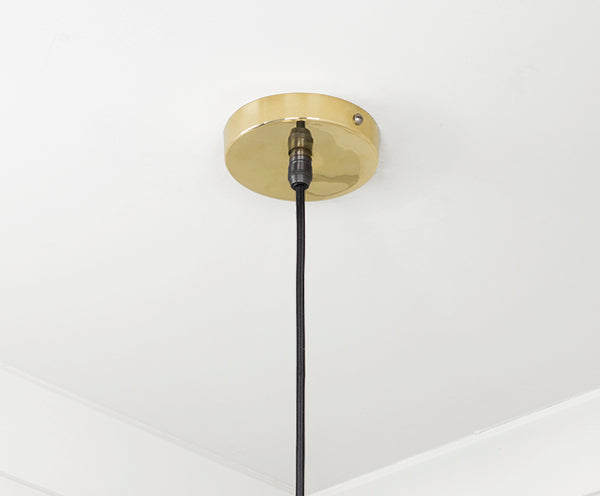 Smooth Brass Frankley Pendant