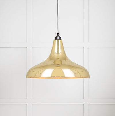 Smooth Brass Frankley Pendant