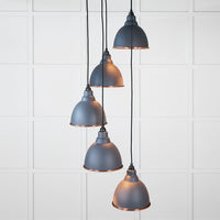 Smooth Copper Brindley Cluster Pendant