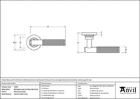 Brompton Lever on Rose Set Plain Rose (Sprung)