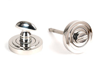 Round Thumbturn Set Art Deco Rose