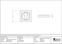 Round Euro Escutcheon Square