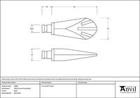 Shell Curtain Finial (pair)