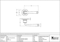 Avon Round Lever on Rose Set Plain Rose (Unsprung)