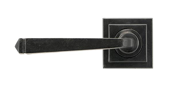 Avon Round Lever on Rose Set Square Rose (Unsprung)