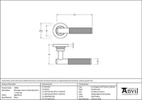 Brompton Lever on Rose Set Plain Rose (Unsprung)