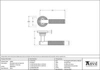 Brompton Lever on Rose Set Beehive Rose (Unsprung)