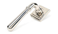 Newbury Lever on Rose Set Square Rose (Unsprung)