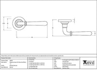 Newbury Lever on Rose Set Plain Rose (Unsprung)