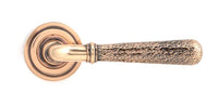 Hammered Newbury Lever on Rose Set Art Deco Rose (Unsprung)