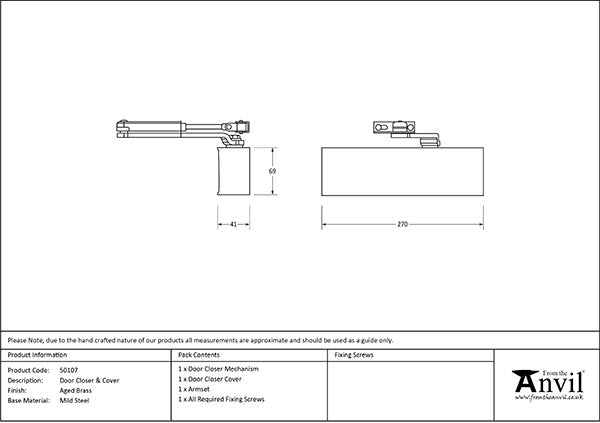 Size 2-5 Door Closer