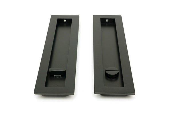 250mm Plain Rectangular Pull - Privacy Set