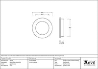 60mm Plain Round Pull