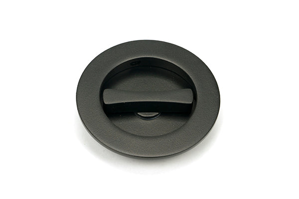 75mm Plain Round Pull - Privacy Set