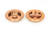 75mm Art Deco Round Pull - Privacy Set