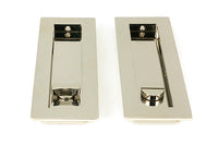 175mm Plain Rectangular Pull - Privacy Set