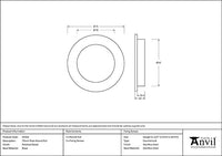 75mm Plain Round Pull