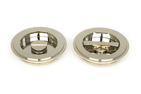 75mm Art Deco Round Pull - Privacy Set