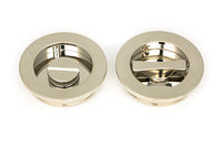 60mm Plain Round Pull - Privacy Set