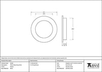 75mm Plain Round Pull