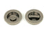 60mm Plain Round Pull - Privacy Set