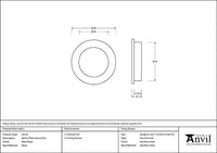 60mm Plain Round Pull