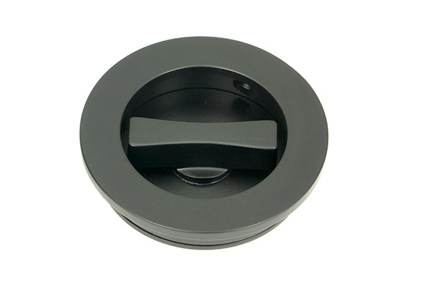 60mm Plain Round Pull - Privacy Set