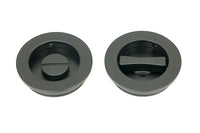 60mm Plain Round Pull - Privacy Set