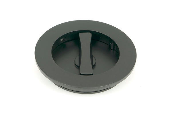 75mm Plain Round Pull - Privacy Set