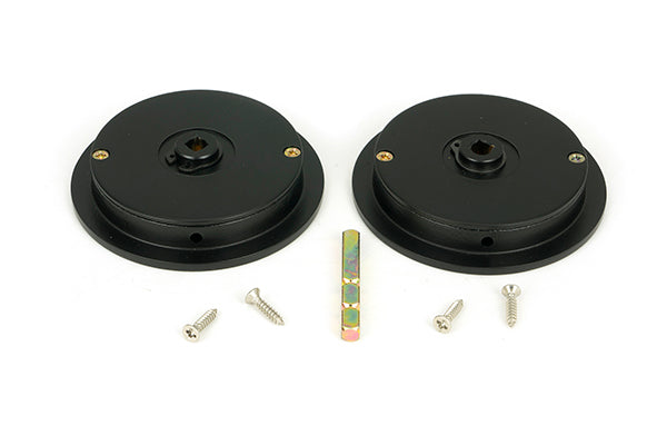 75mm Plain Round Pull - Privacy Set