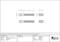 (304) 50mm Secret Fixings for T Bar (2)