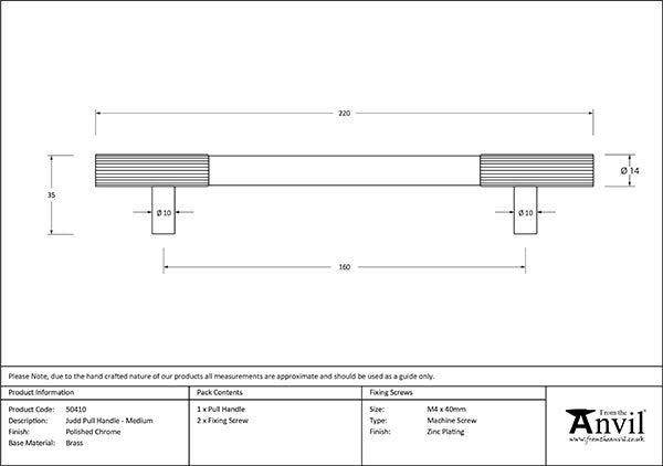 Medium Judd Pull Handle