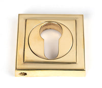 Round Euro Escutcheon Square