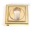 Round Euro Escutcheon Square