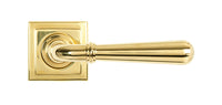 Newbury Lever on Rose Set Square Rose (Sprung)