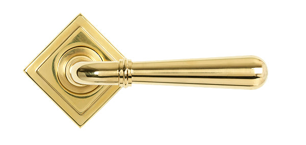 Newbury Lever on Rose Set Square Rose (Sprung)