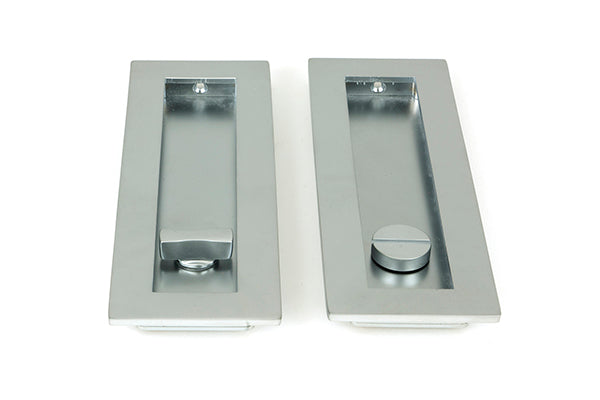 175mm Plain Rectangular Pull - Privacy Set