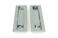 250mm Plain Rectangular Pull - Privacy Set