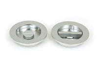 75mm Plain Round Pull - Privacy Set