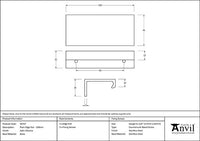 100mm Plain Edge Pull