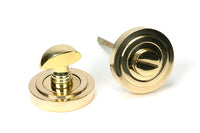 Round Thumbturn Set Art Deco Rose