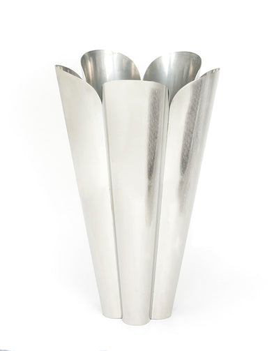 30cm Stainless Steel Flora Plant Pot (no drainage holes)