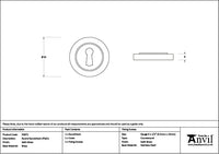 Round Escutcheon Plain