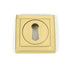 Round Escutcheon Square