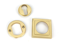 Round Euro Escutcheon Square